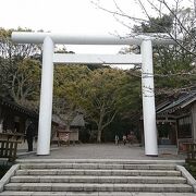 長い歴史のある神社