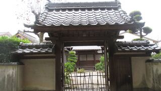 虚無僧さんの道場もありました。