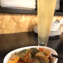 ラタトゥイユとリンゴしぇいく