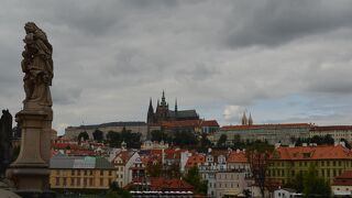 プラハ市街を見晴らすお城