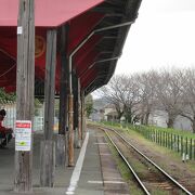 昔の二俣線、気賀駅