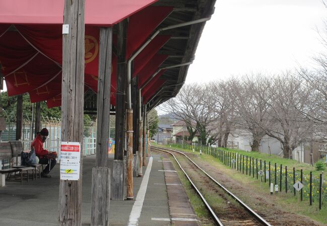 昔の二俣線、気賀駅