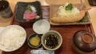 エビフライが美味しい