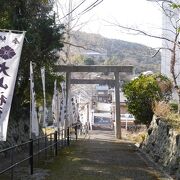 お城併設神社。