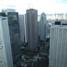 東京都庁・第一本庁舎４５階北展望室から撮影