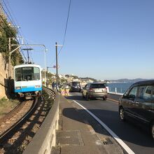 腰越駅～鎌倉高校前駅間
