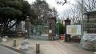 煉瓦造りの正門