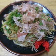 ホルモン焼きうどん