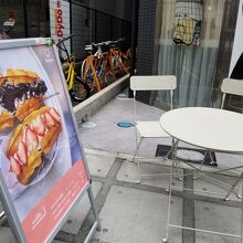 テラス席もありました