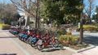 坂を利用した公園です。