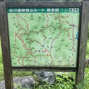 谷川岳に上る湯沢側の上り口