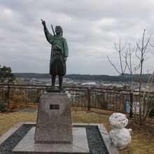 曇り空のツーショット