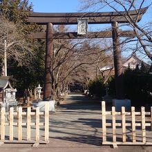 参道入口の鳥居