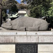 天満宮の牛