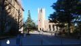 都市部にありながら広いキャンパスだった