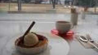 オシャレな店内で休憩