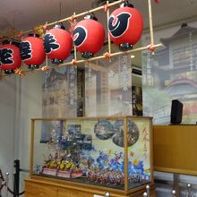 花巻まつりの展示です。