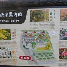 長法寺花の案内図