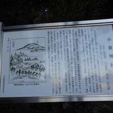 小倉神社由緒版