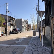 小田原宿なりわい交流館横のかまぼこ通り