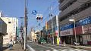 商店街のアーケードはなくなった