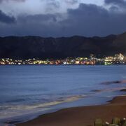 津軽海峡に面した夜景のスポット