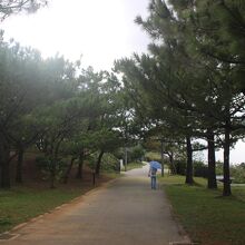 首里駅から首里城への遊歩道