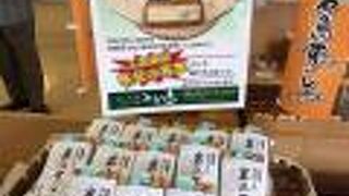 わらじかつと岩魚すし