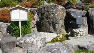 市役所敷地の松本城の側