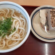 釜かけうどんとおでん