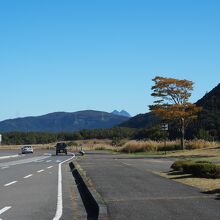 遠くに由布岳まで見えます