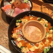 一時期インスタ映えで人気だった2段海鮮丼