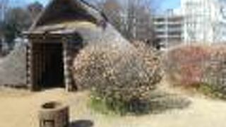 土地造成の過程で見つかり一部が保存された遺跡