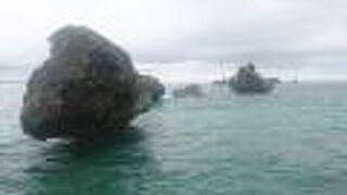 大神島の奇岩ノッチ