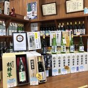 試飲ができる地酒のお店