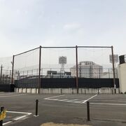 かつて川崎球場だったところ