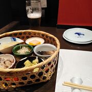 京都駅近くで手ごろに京料理が味わえる。
