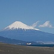 素晴らしい富士山を眺める