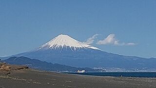 素晴らしい富士山を眺める