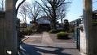 広い敷地に樹木も豊富な寺院