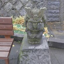 金毘羅水近くにゆるキャラのほっとさん像がありました