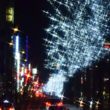 駅前通りのさっぽろホワイトイルミネーション