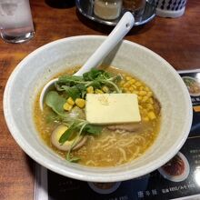 みそ麺小盛りバター入り