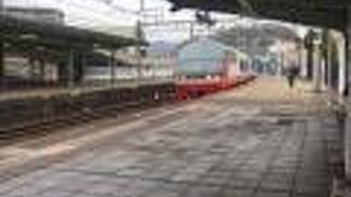 犬山城への電車