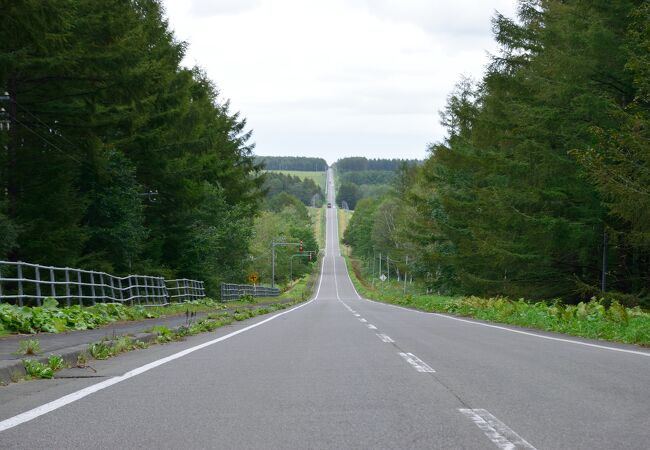 牛乳を運ぶタンクローリーが走る道