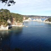 浄土ヶ浜を一望する絶好の展望台