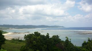 海岸線の大パノラマは絶景