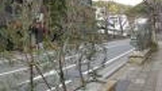 異人館方面へと向かう坂道