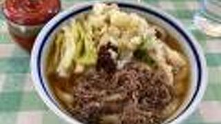 富士吉田に行ったらここ。よしだうどんの名店でした。