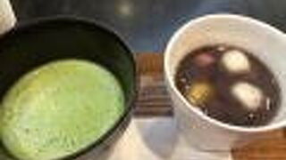 抹茶とぜんざいセット６２０円